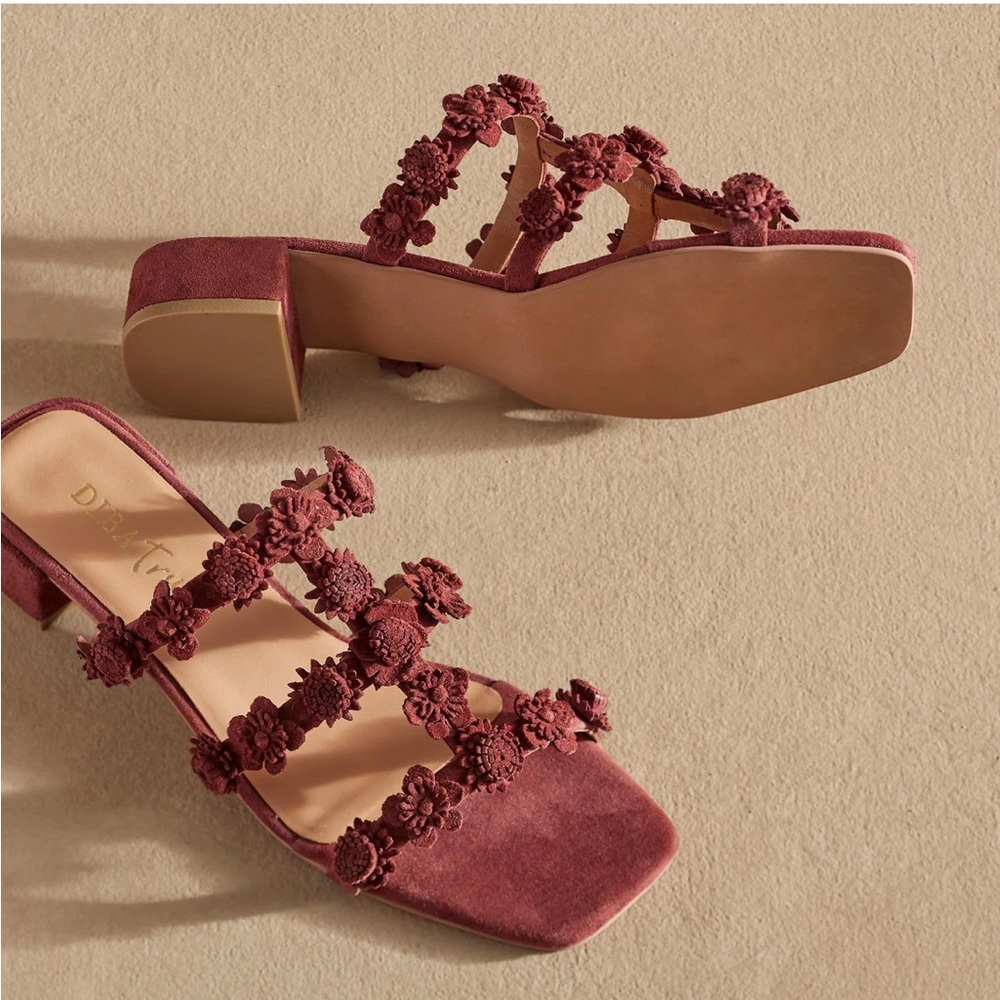 Sundance Burgundy Floral Women's Sandals